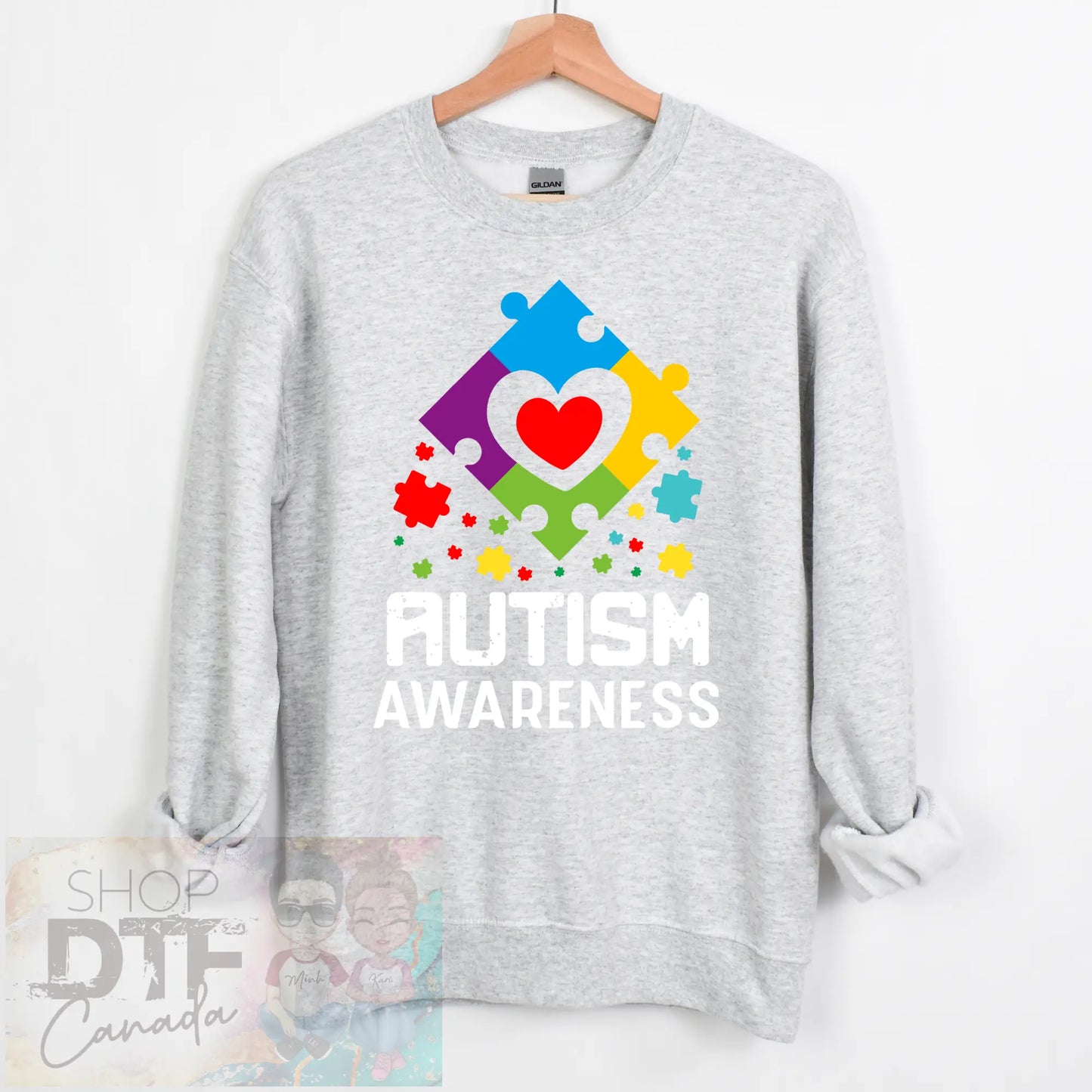 Autisum Awareness - Heart Puzzle - Shirts & Tops