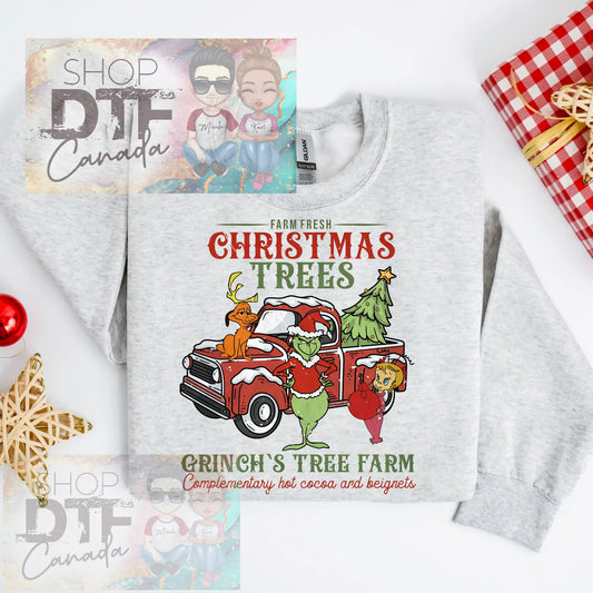 Christmas - Grinch - grinch tree farm - Shirts & Tops