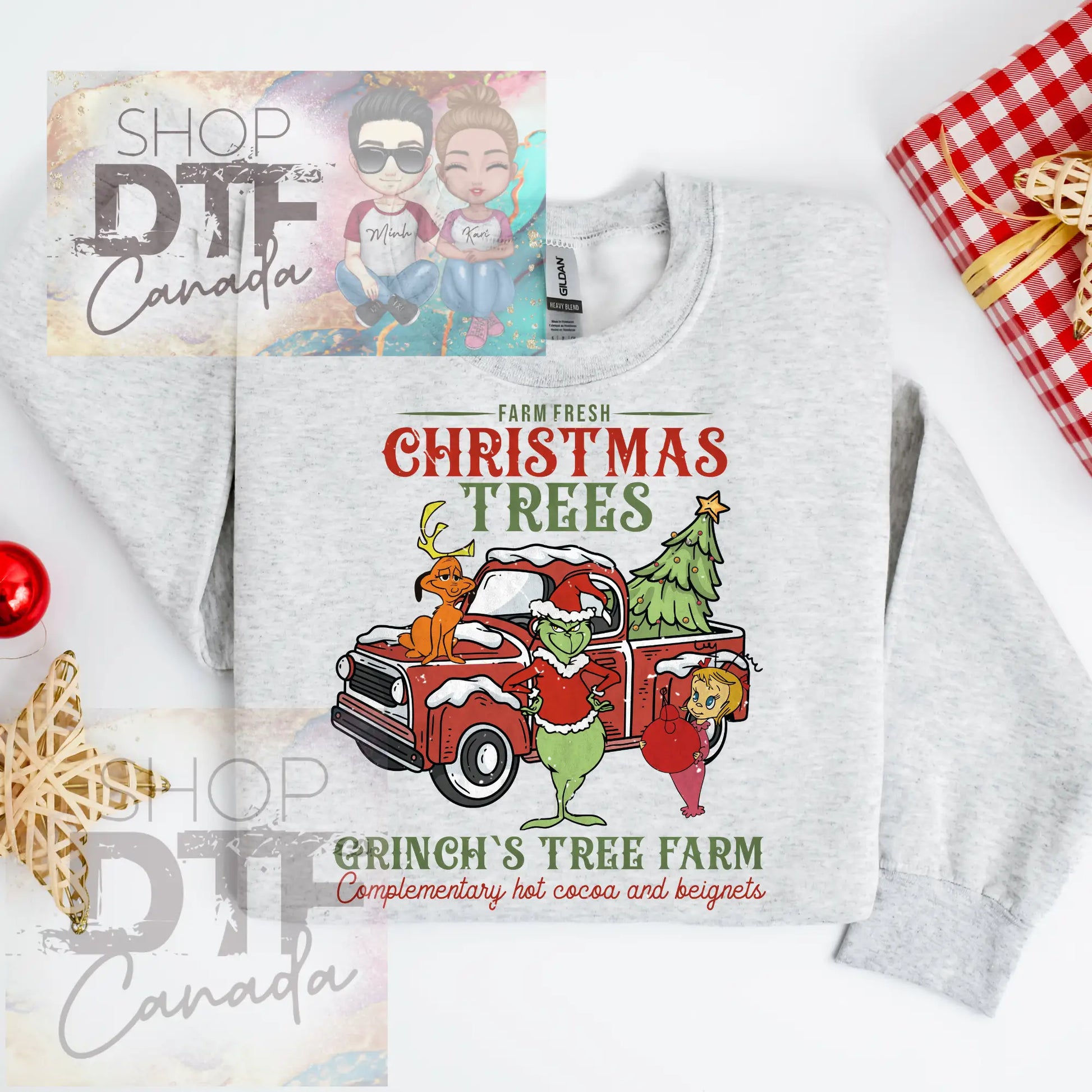 Christmas - Grinch - grinch tree farm - Shirts & Tops