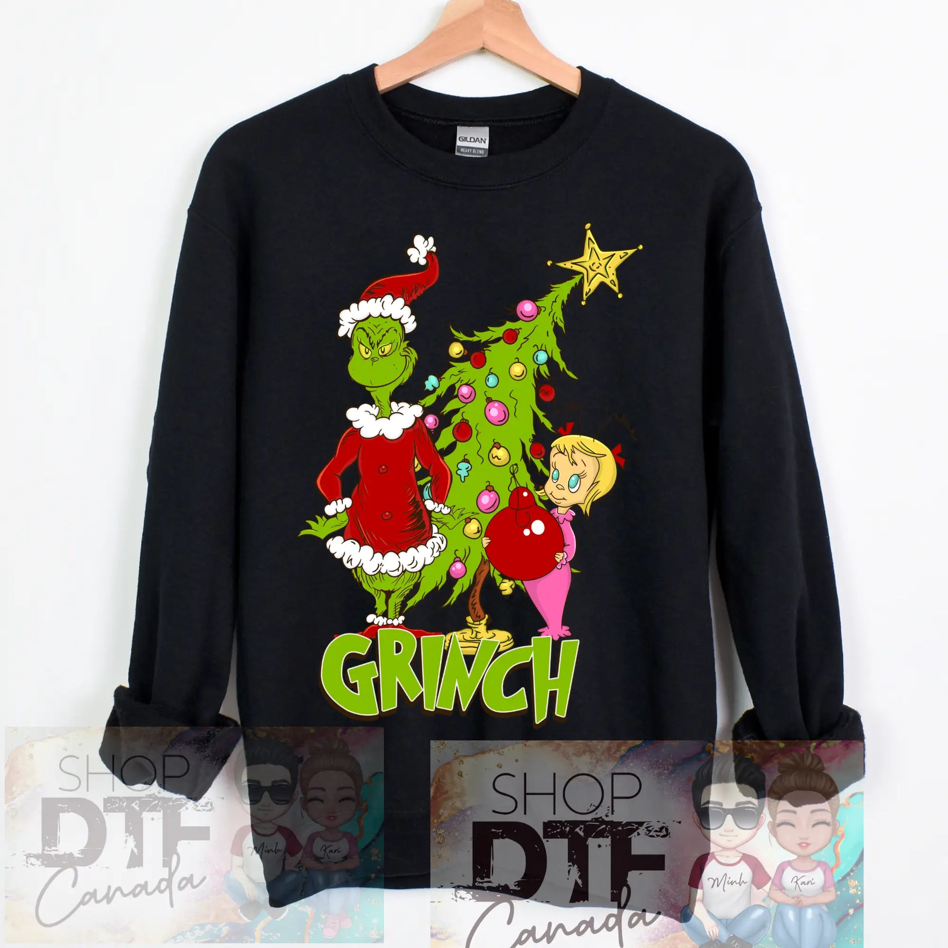 Christmas - Grinch - tree - Shirts & Tops