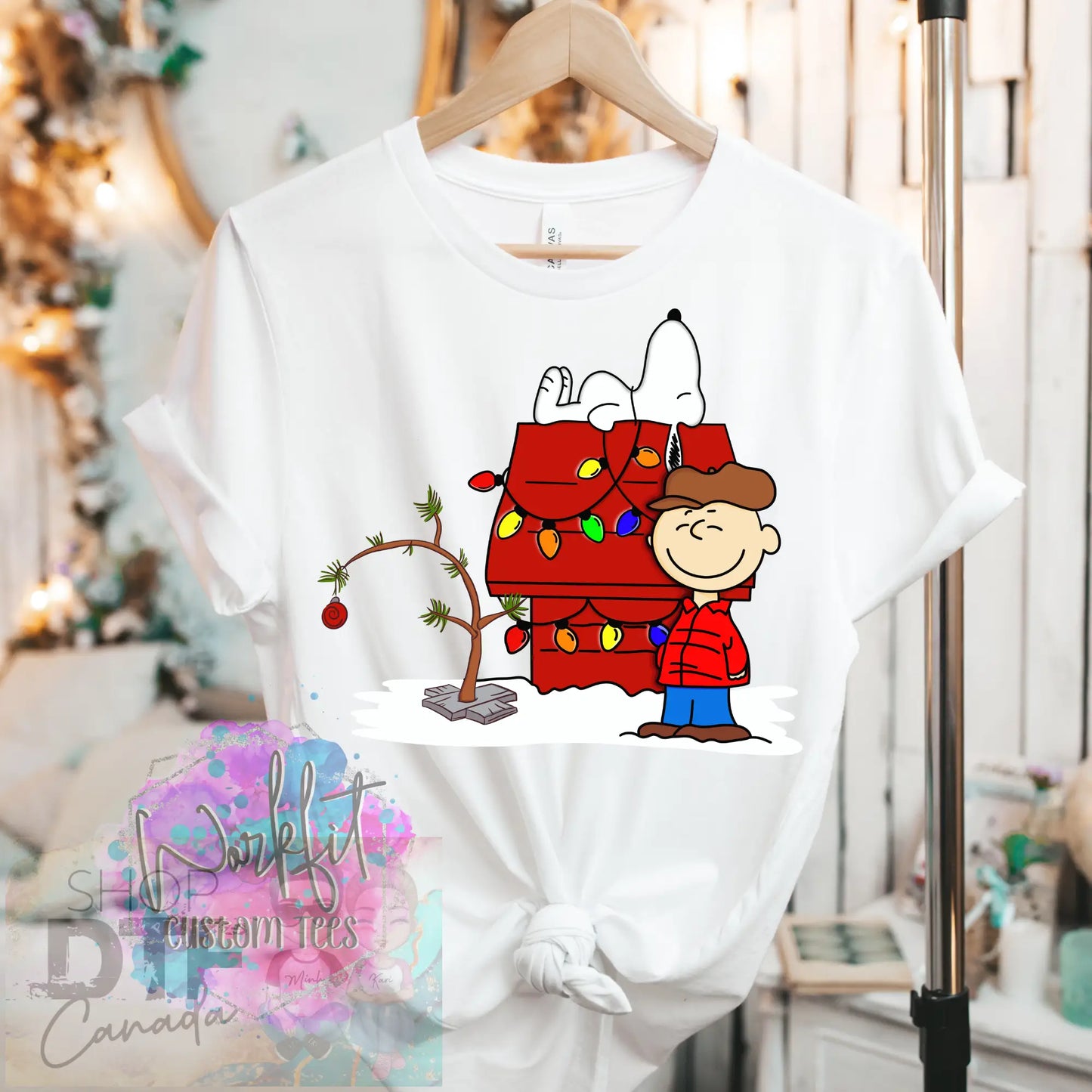 Christmas - Snoopy and Charlie - Shirts & Tops