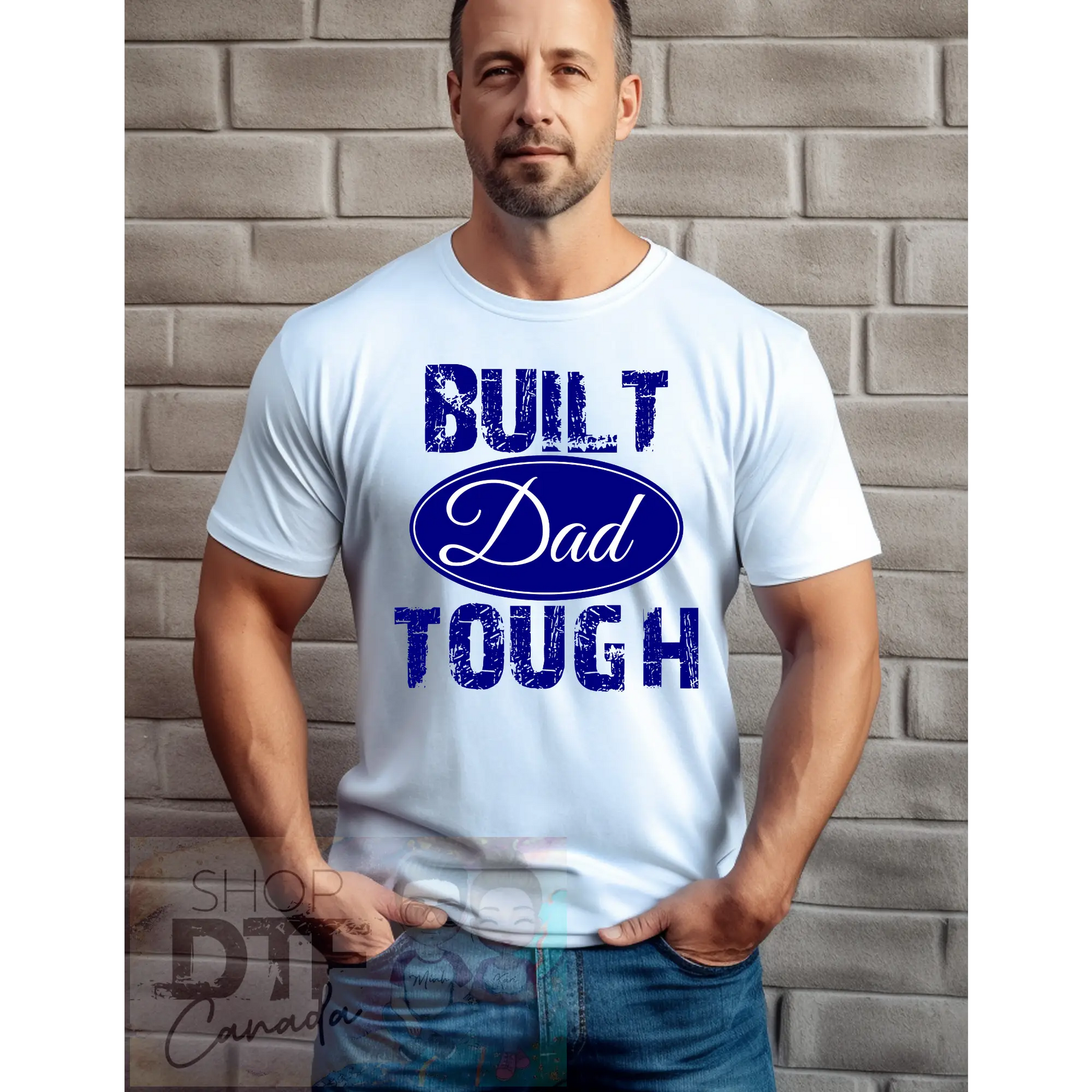 Dad - Built Dad Tough - Shirts & Tops
