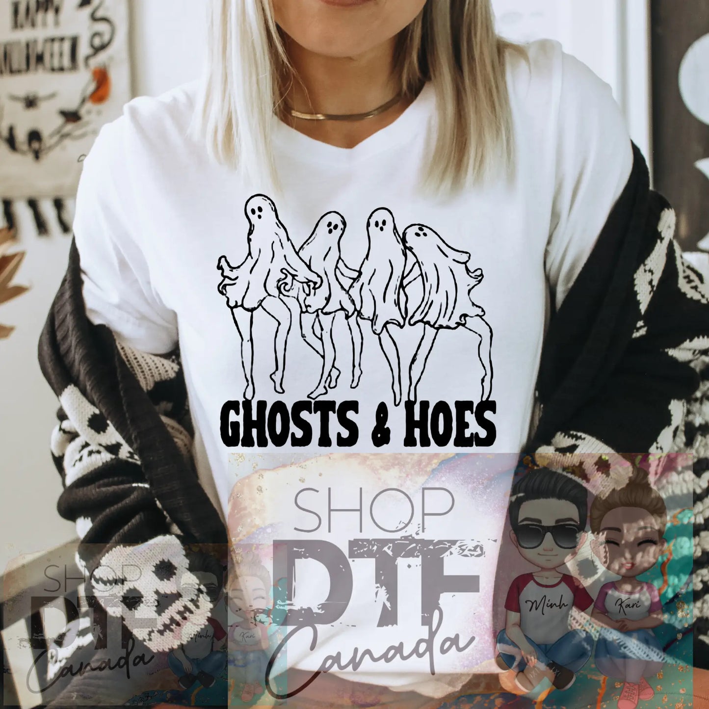 Halloween - Ghost and Hoes - Shirts & Tops