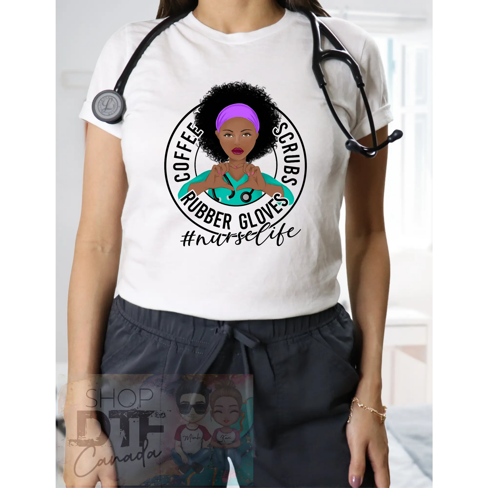 Nurse - black nurse - Shirts & Tops